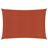 VidaXL Zonnezeil 160 g/m² 3x5 m hdpe terracottakleurig - thumbnail