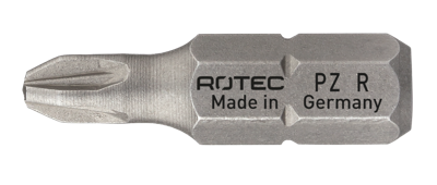 Rotec Schroefbit PZ 2 | Gereduceerd | L=25 | C6.3 | BASIC | 2 stuks - 803.00052