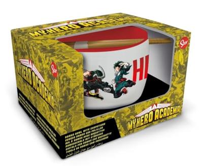 My Hero Academia Ramen Bowl with Chopsticks Jump