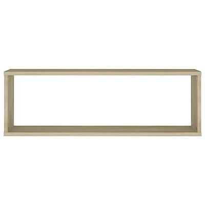 Wandschappen kubus 4 st 80x15x26,5 cm spaanplaat sonoma eiken