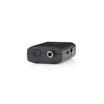 Nedis Digitale audio converter - 2-weg - S/PDIF (RCA) aansluiting/TosLink bus - 2x RCA bus - 1.80 m - ABS - antraciet