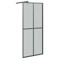 VidaXL Inloopdouchescherm 80x195 cm donker gehard glas - thumbnail