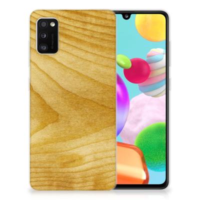 Samsung Galaxy A41 | Bumper Hoesje | Licht Hout