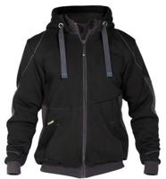 DASSY sweatshirt jas pulse zwart/antraciet xxl - thumbnail