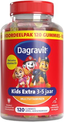 Dagravit Kids-xtra 3-5 jaar 120 Gummies Dagravit Kids-xtra 3-5 jaar 120 Gummies