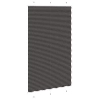 Pliss rolgordijn 115x200cm stofbreedte 114,4cm polyester zwart