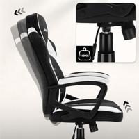 GAMING STOEL HUZARO FORCE 2.5 WHITE MESH - thumbnail