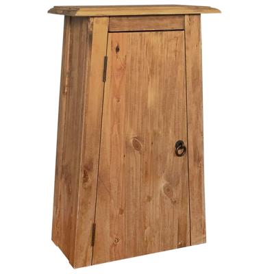 VidaXL Badkamerwandkast 42x23x70 cm gerecycled massief grenenhout