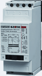 Grothe 14201 Beltransformator 8 V/AC 1 A