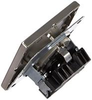 Jung ES1520KI Wandcontactdoos met randaarde Inzetstuk 1-voudig RVS 1 stuk(s) - thumbnail