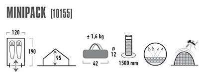 HIGH PEAK 2-persoons tent Minipack HIGH PEAK 2-persoons tent Minipack