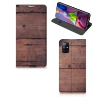 Samsung Galaxy M51 Book | Wallet Case | Old Wood - thumbnail