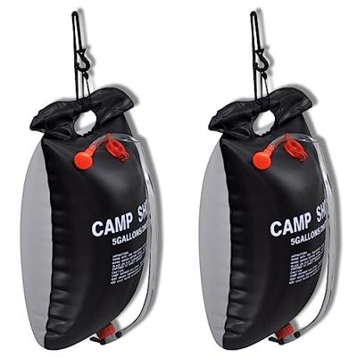 VidaXL Campingdouches 2 st solar 20 l VidaXL Campingdouches 2 st solar 20 l