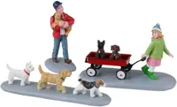Puppy Parade Set Of 3 Kerstfiguurtje LEMAX - Lemax - thumbnail