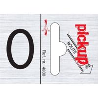 Route alulook 25 x 44 mm Sticker pick up cijfer 0 Pickup - Pickup - thumbnail