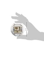 Busch-Jaeger 2CKA000230A0381 UAE-, IAE-, ISDN-contactdoos Inzetstuk Wit 1 stuk(s) - thumbnail