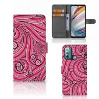 Motorola Moto G60 Hoesje Swirl Pink - thumbnail