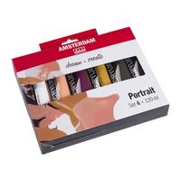 Royal Talens Amsterdam Standaard Series Set - Portrait - 6 x 120ml - thumbnail