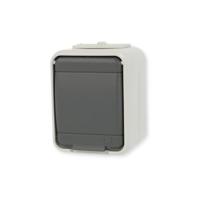 ELSO stopcontact 4555009 16A AquaTop licht/basisgrijs Grijs 1 stuk(s) - thumbnail