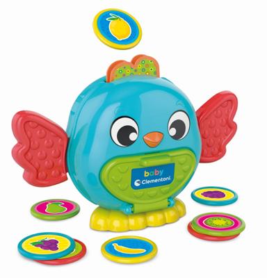 Clementoni baby vogel bank met munten, 9dlg.
