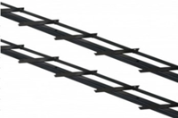 Waelbers Fence Shutter/Lamellen 165 cm RVS, zwart TXT gecoat - 1 Stuk(s) - 670438.99 - thumbnail