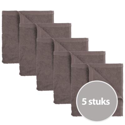 The One Keukendoek 50 x 50 cm Taupe - 5 stuks