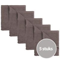The One Keukendoek 50 x 50 cm Taupe - 5 stuks - thumbnail