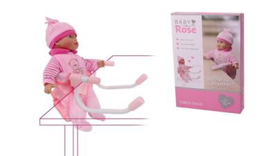 Baby Rose tafelstoel Baby Rose tafelstoel