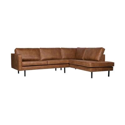 WOOOD Hoekbank 'Rodeo' Rechts, kleur Cognac