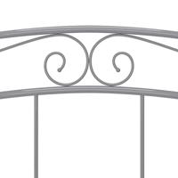 Bedframe metaal grijs 140x200 cm - thumbnail