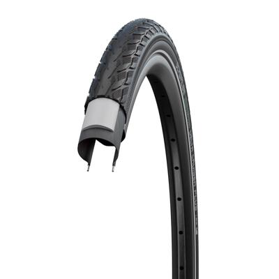 SCHWALBE draadband delta cruiser plus act 47-559 +r zwart SCHWALBE draadband delta cruiser plus act 47-559 +r zwart