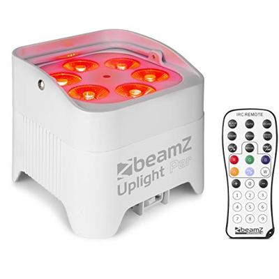 BeamZ BBP96SW verticale LED-par op accu RGBAW-UV WDMX wit