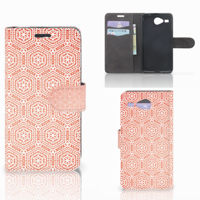 Acer Liquid Z520 Telefoon Hoesje Pattern Orange - thumbnail