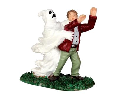 Lemax ghost grasps victim halloween figuur Spooky Town 2014