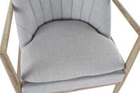 Armstoel DKD Home Decor Natuurlijk Lichtgrijs Spar 68 x 69 x 89 cm - thumbnail