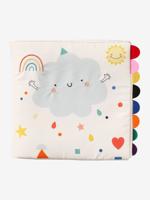 Boek met vormen en kleuren in stof wit - thumbnail