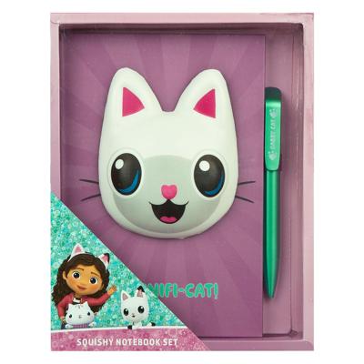 Undercover Squishy notitieboek gabby&apos;s poppenhuis met pen