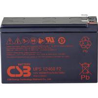 CSB Battery UPS 12460 high-rate Loodaccu 12 V 9.6 Ah Loodvlies (AGM) (b x h x d) 151 x 99 x 65 mm Kabelschoen 6.35 mm Onderhoudsvrij, Geringe zelfontlading - thumbnail