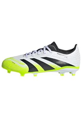 adidas Predator League Gras / Kunstgras Voetbalschoenen (MG) Kids Wit Zwart Neongeel adidas Predator League Gras / Kunstgras Voetbalschoenen (MG) Kids Wit Zwart Neongeel