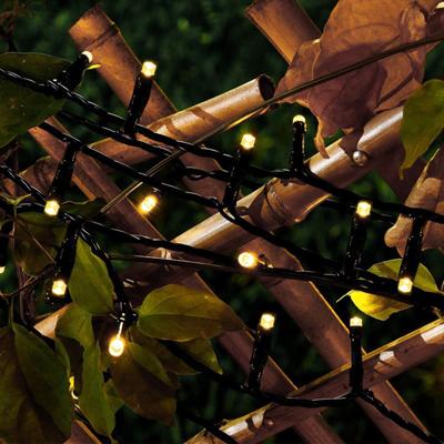 Solar kerstverlichting holly - solar feestverlichting met 200 leds - warm wit licht Solar kerstverlichting holly - solar feestverlichting met 200 leds - warm wit licht
