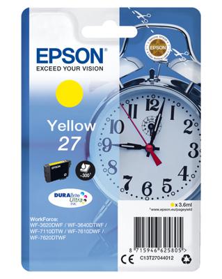 Epson Inktcartridge 27 Origineel Geel C 13 T 27044012 - thumbnail