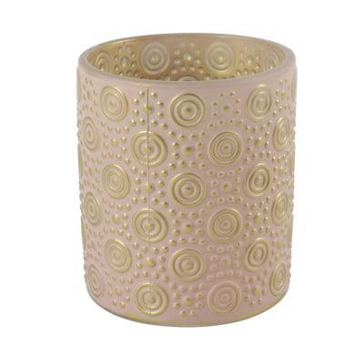 Countryfield theelichthouder hailey m roze 10 cm | 24 stuks