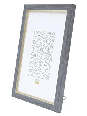 Deknudt Kader in grijze schilderlook met passend biesje 20x30 S46AF7 Deknudt Kader in grijze schilderlook met passend biesje 20x30 S46AF7