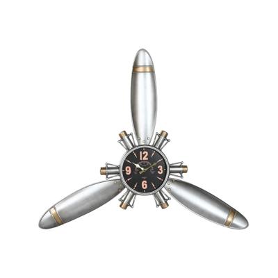 Muurklok Home ESPRIT Gouden Zilverkleurig Metaal Propellers Vintage 121 x 7 x 106 cm Muurklok Home ESPRIT Gouden Zilverkleurig Metaal Propellers Vintage 121 x 7 x 106 cm