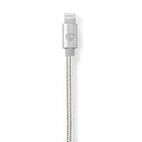 Nedis Lightning-Adapter | Apple Lightning 8- Pins naar 3,5 mm Male | 1 m | Nylon | 1 stuks - CCTB39940AL10 CCTB39940AL10 - thumbnail