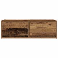 TV-meubel 80x31x25,5 cm bewerkt hout oud houtkleurig - thumbnail