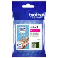 Inktcartridge Brother LC-421M rood - thumbnail