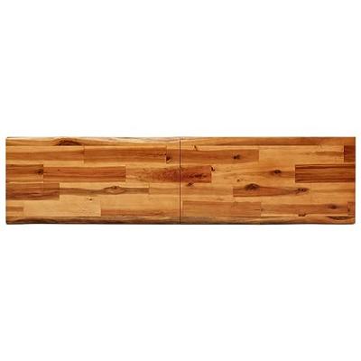 Bankje met natuurlijke rand 140 cm massief acaciahout
