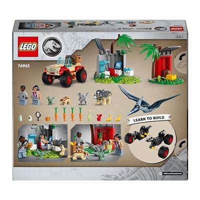 LEGO jurassic world 76963 reddingscentrum voor babydinosaurussen - thumbnail