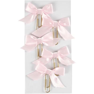 Creativ Company Paperclips, afm 40x70 mm, lichtrood, 5 stuk/ 1 doos